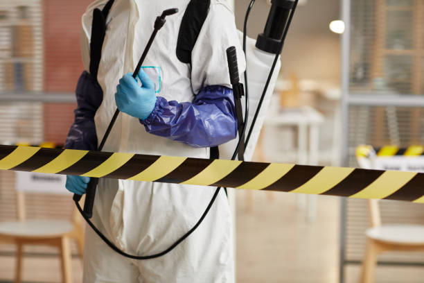Professional Biohazard Cleanup technician working in Granby, MO